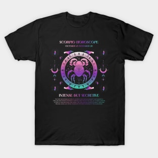 Scorpio Zodiac Sign Horoscope T-Shirt